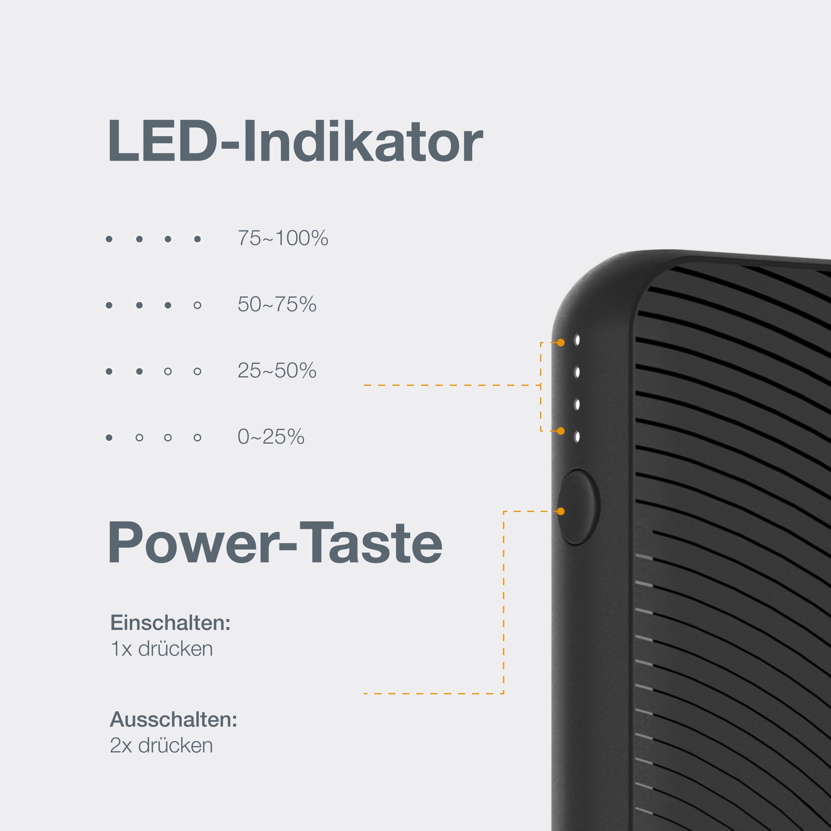 OSRAM Powerbank PowerBoost 100, 10.000 mAh