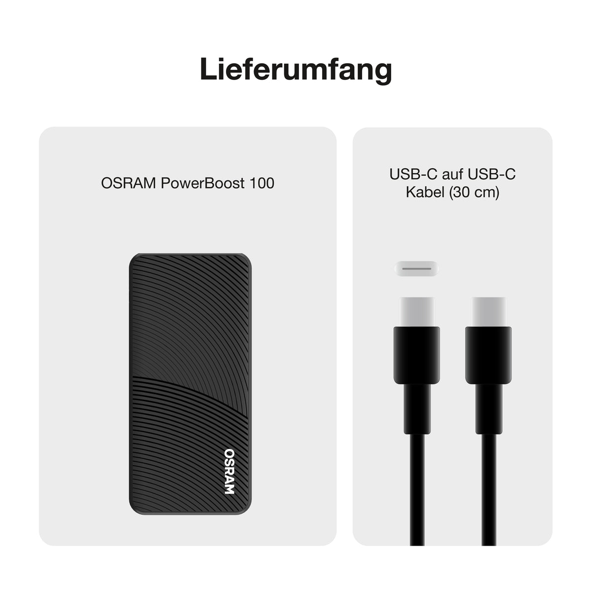 OSRAM Powerbank PowerBoost 100, 10.000 mAh