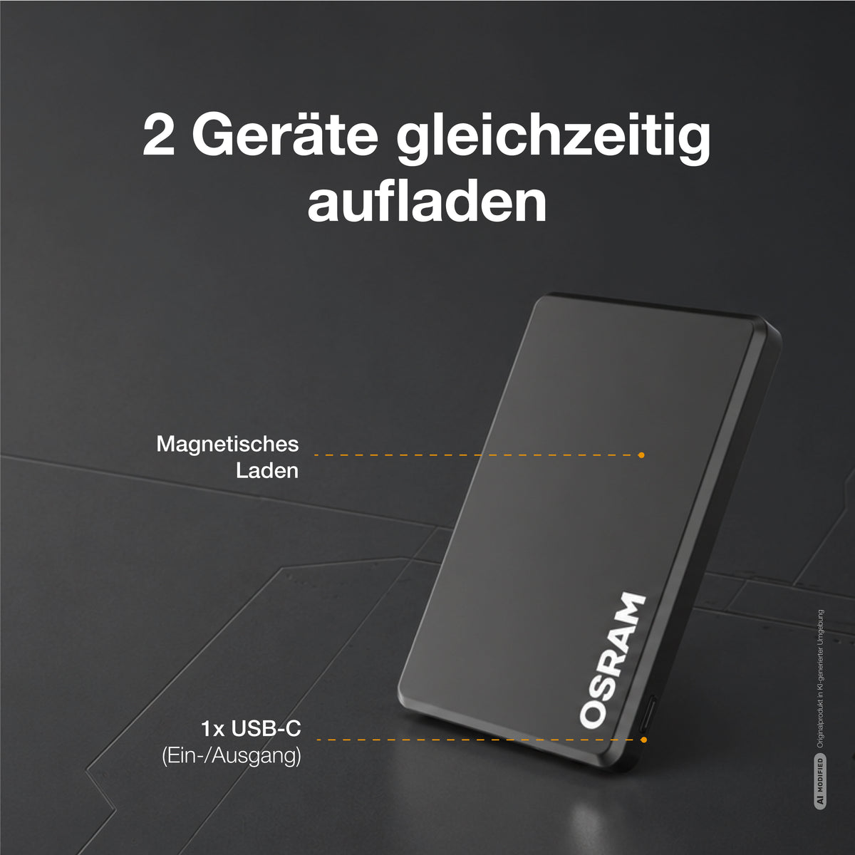OSRAM Powerbank MagneticPowerUltra 50, 5.000 mAh