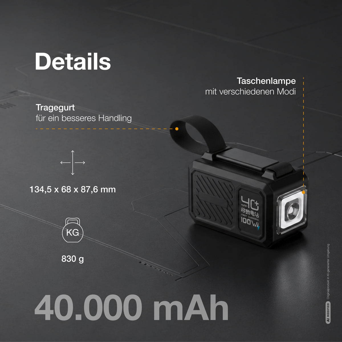 OSRAM Powerbank PowerUnlimited 400, 40.000 mAh