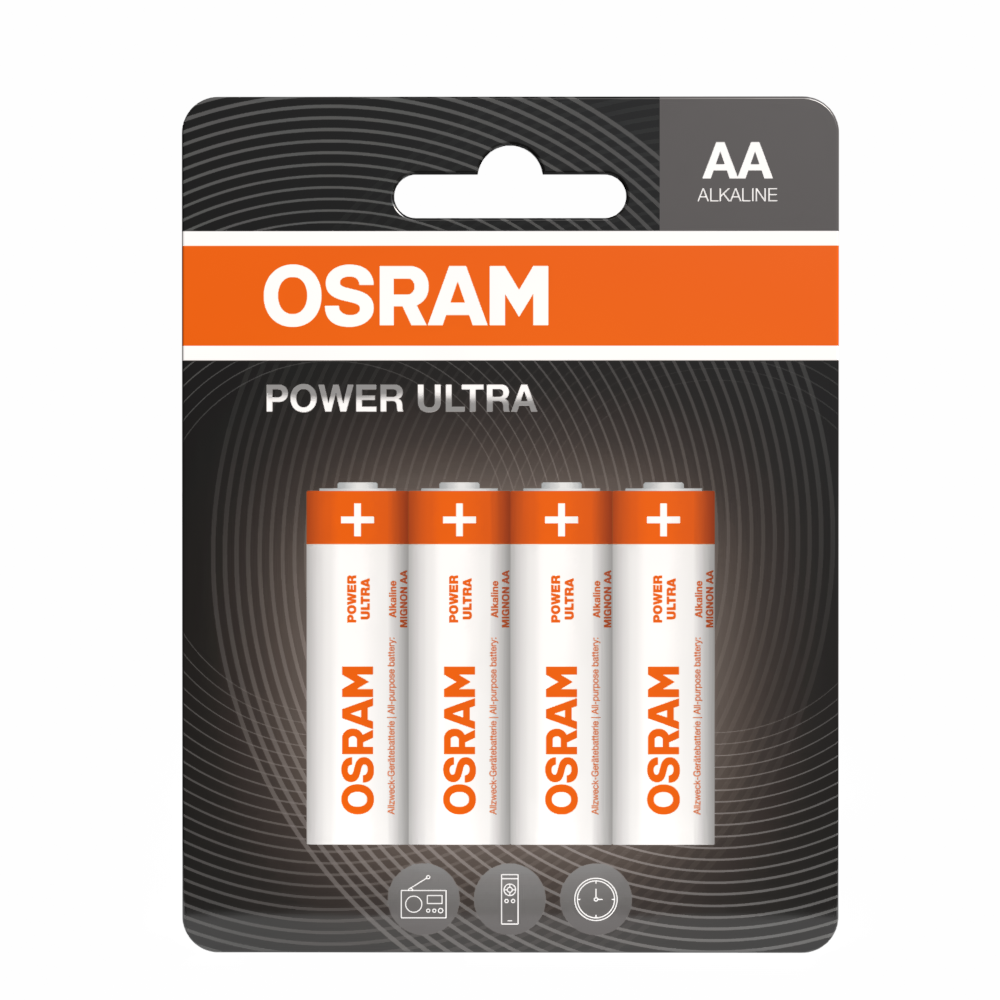 OSRAM Batterie Alkaline AA LR6 POWER ULTRA