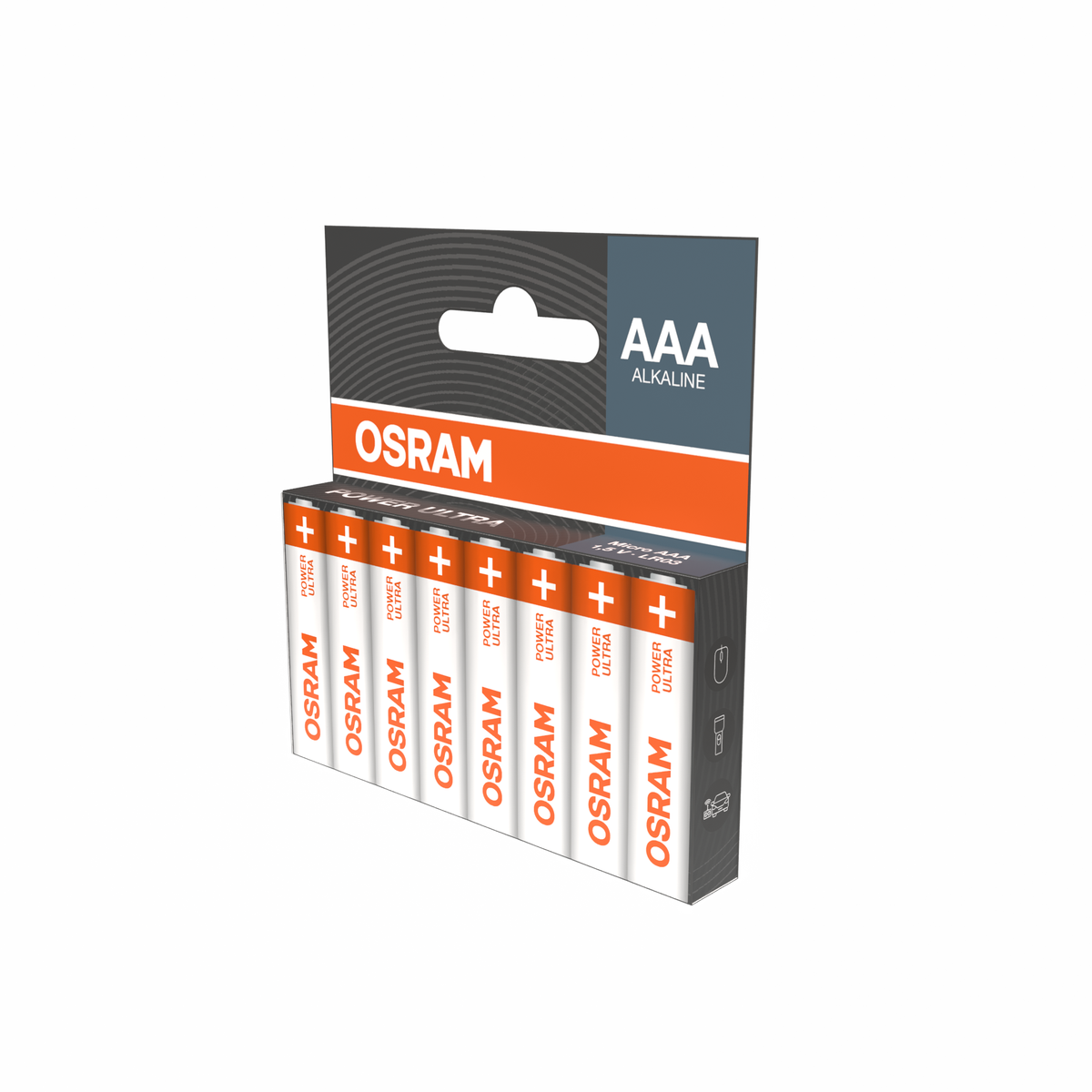 OSRAM Batterie Alkaline AAA LR03 POWER ULTRA