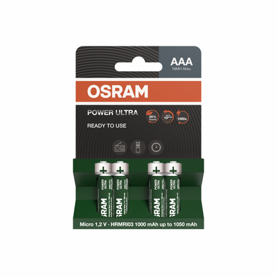 OSRAM NiMH Akku RTU AAA HRMRI03 POWER ULTRA