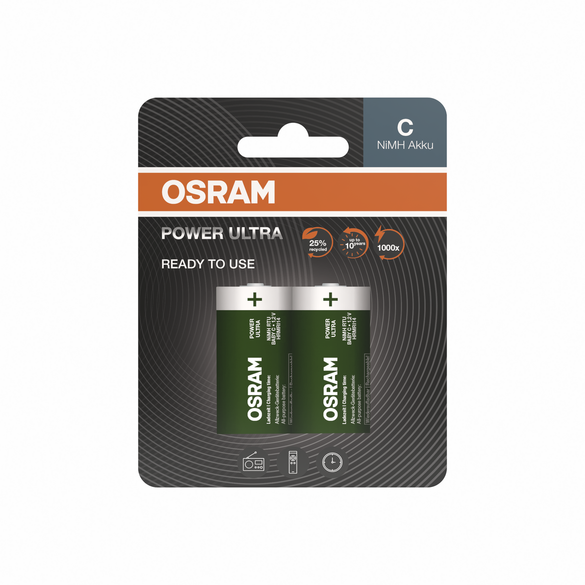 OSRAM NiMH Akku RTU C HRMRI14 POWER ULTRA