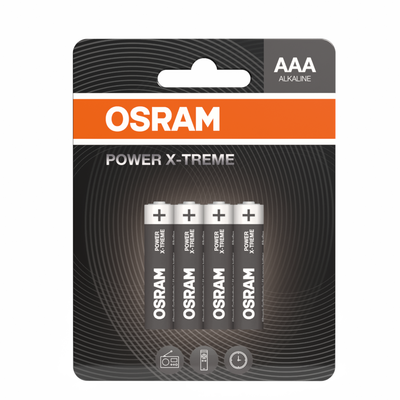 OSRAM Batterie Alkaline AAA LR03 POWER X-TREME