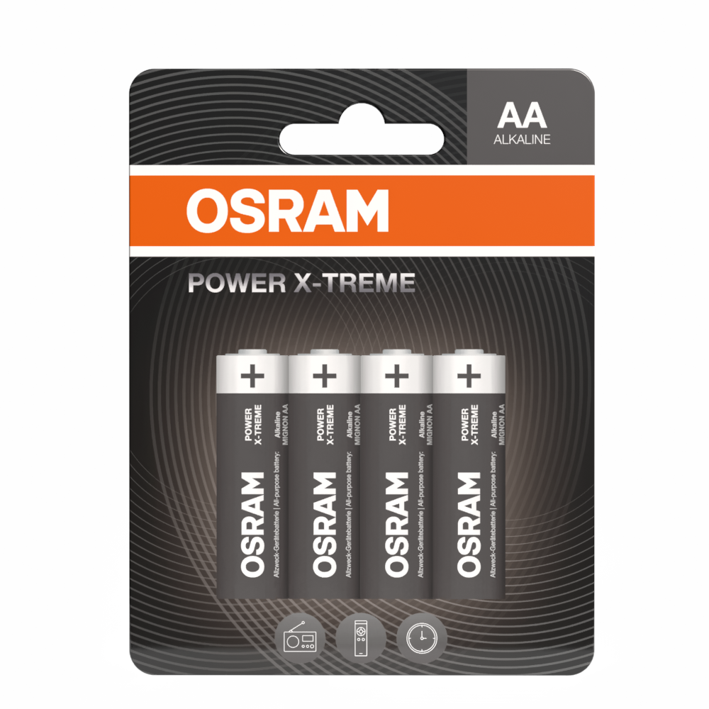 OSRAM Batterie Alkaline AA LR6 POWER X-TREME