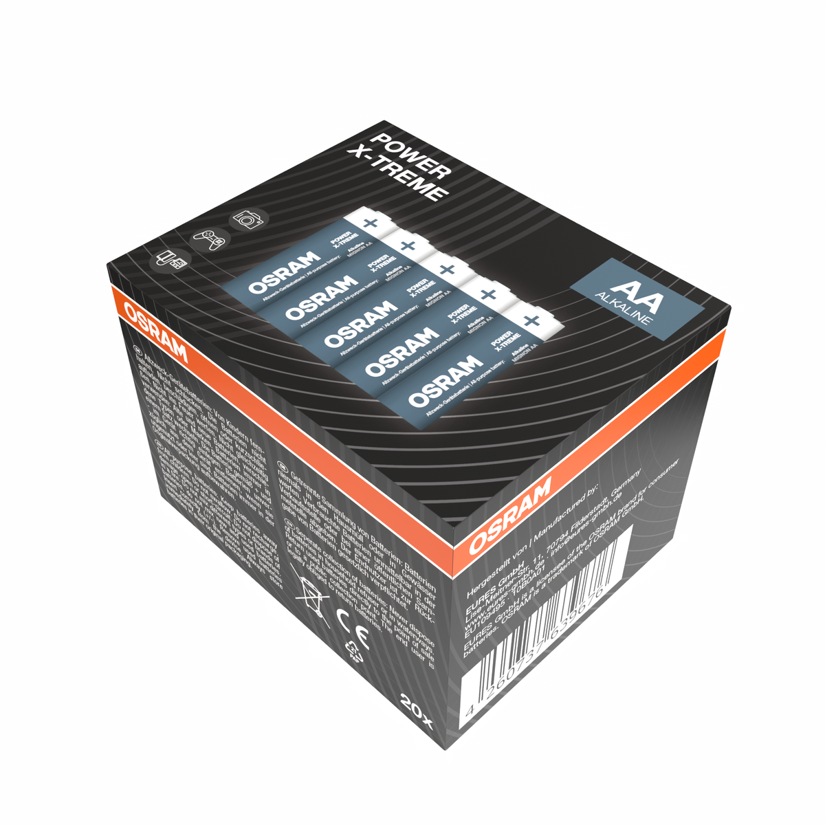 OSRAM Batterie Alkaline AA LR6 POWER X-TREME