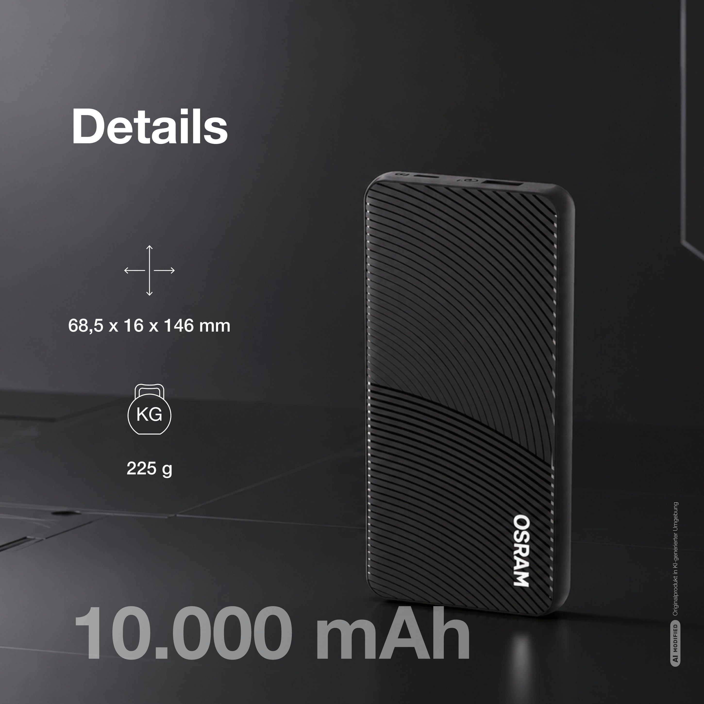 OSRAM Powerbank PowerBoost 100, 10.000 mAh