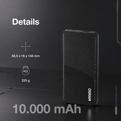 OSRAM Powerbank PowerBoost 100, 10.000 mAh