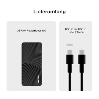 OSRAM Powerbank PowerBoost 100, 10.000 mAh