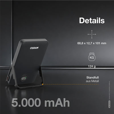 OSRAM Powerbank MagneticPower 50, 5.000 mAh