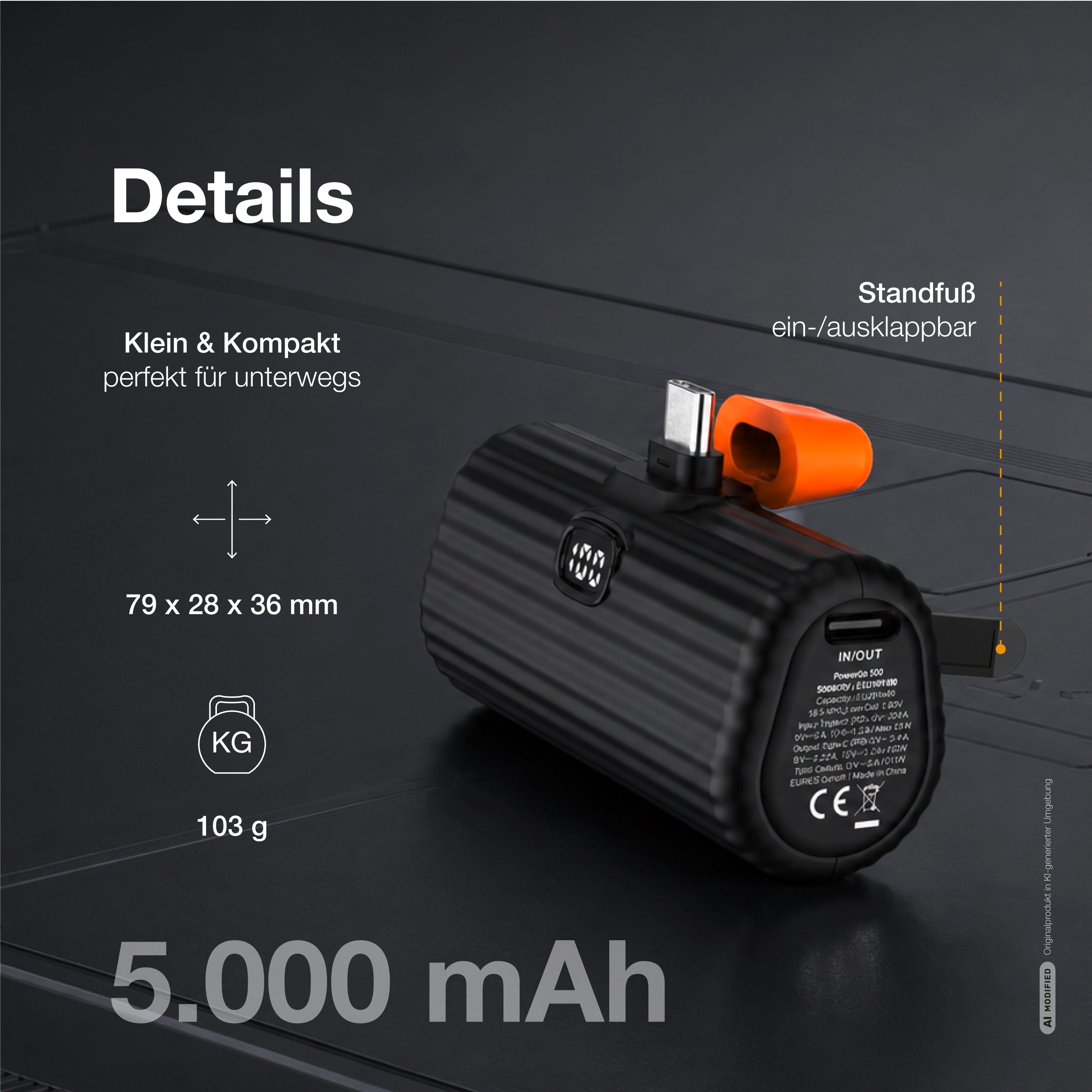 OSRAM Powerbank PowerGO 50, 5.000 mAh