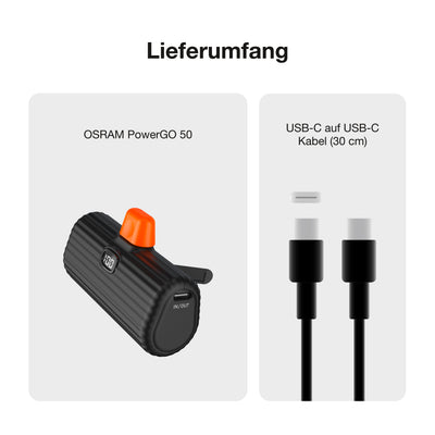 OSRAM Powerbank PowerGO 50, 5.000 mAh