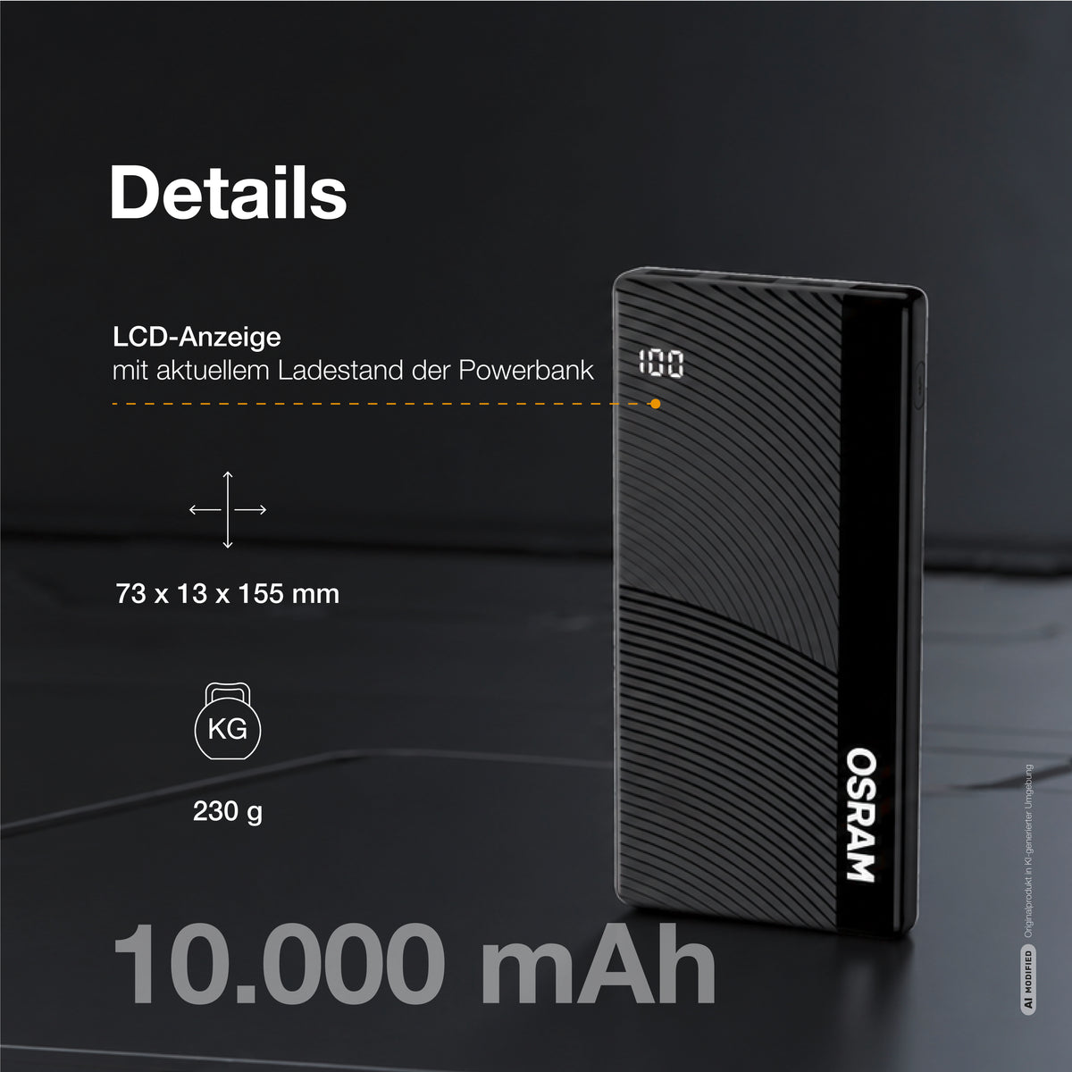 OSRAM Powerbank PowerBoost 101, 10.000 mAh