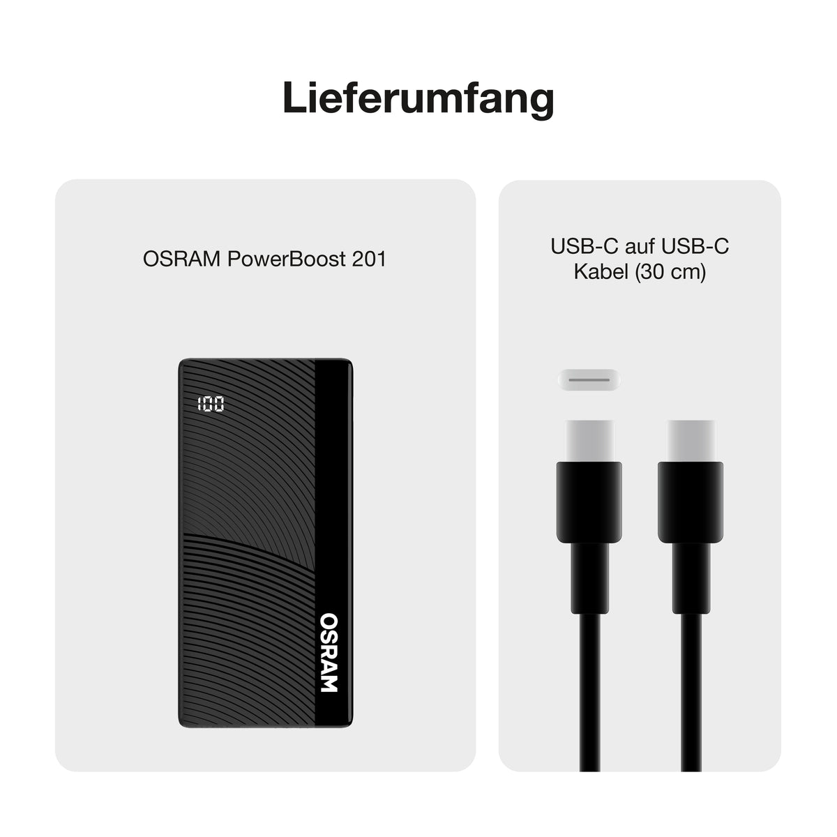 OSRAM Powerbank PowerBoost 201, 20.000 mAh