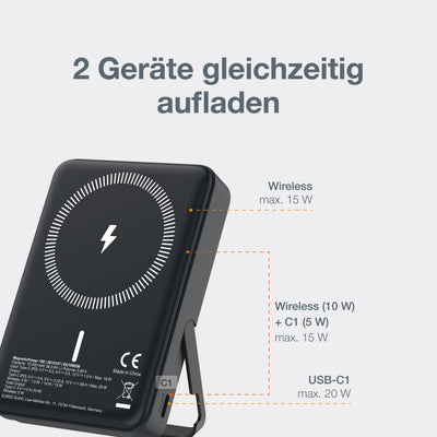 OSRAM Powerbank MagneticPower 100, 10.000 mAh