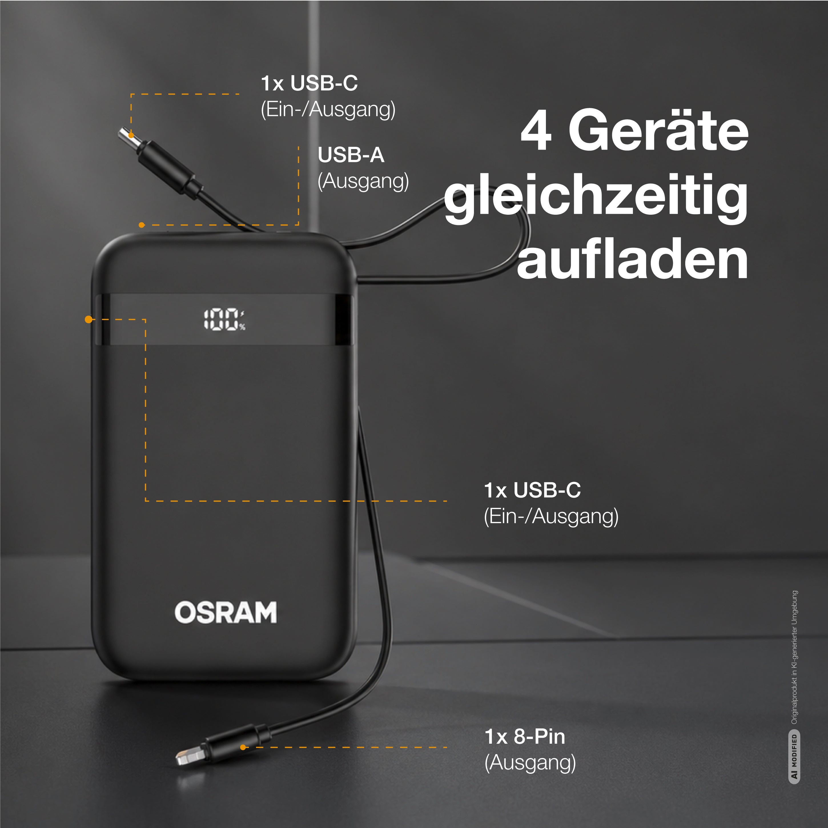 OSRAM Powerbank PowerConnect 200, 20.000 mAh