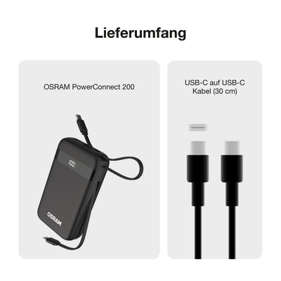 OSRAM Powerbank PowerConnect 200, 20.000 mAh