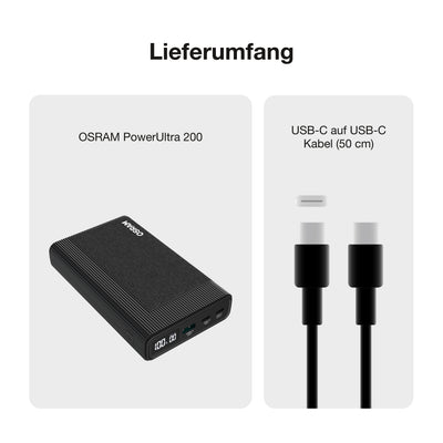 OSRAM Powerbank PowerUltra 200, 20.000 mAh