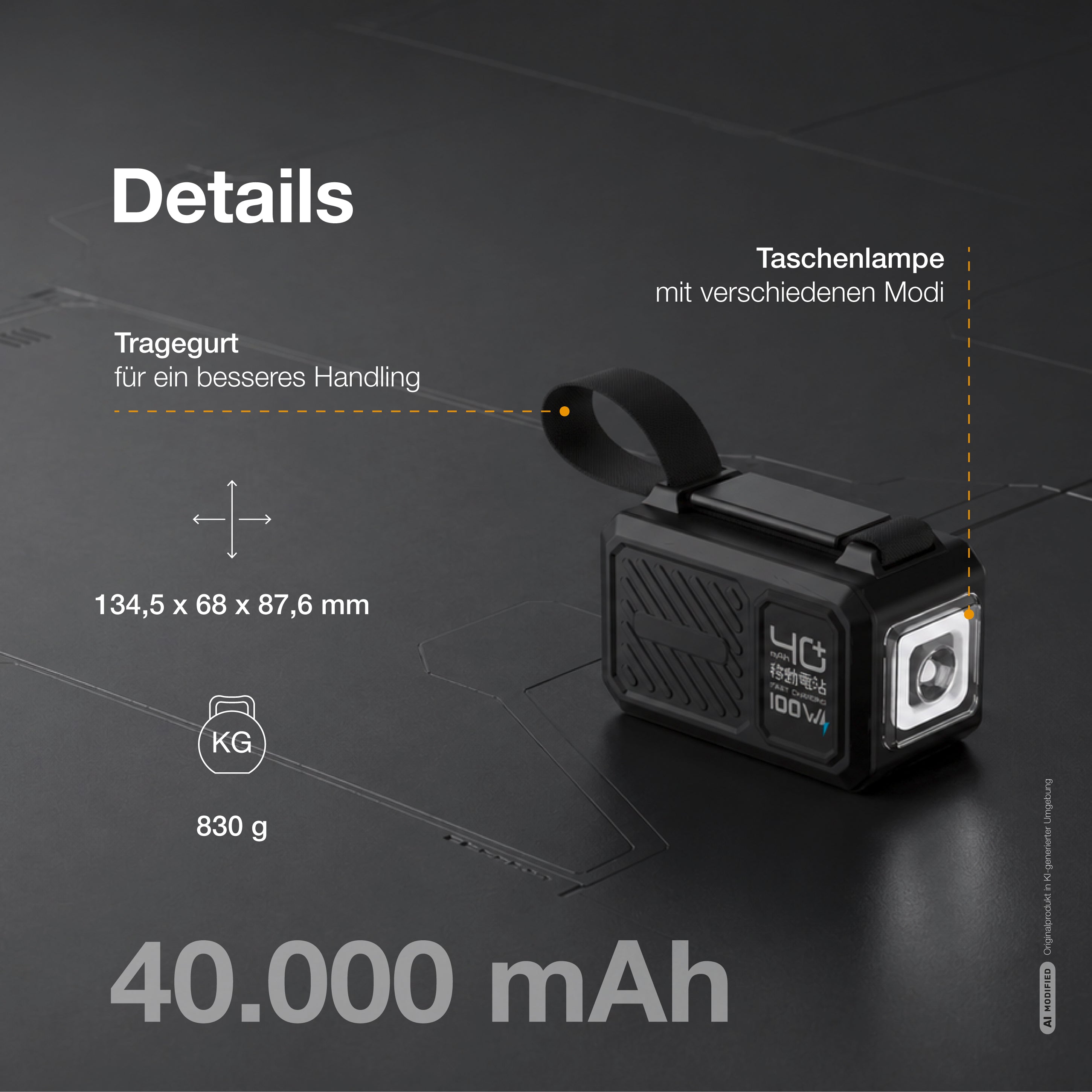 OSRAM Powerbank PowerUnlimited 400, 40.000 mAh