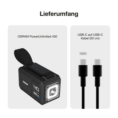 OSRAM Powerbank PowerUnlimited 400, 40.000 mAh