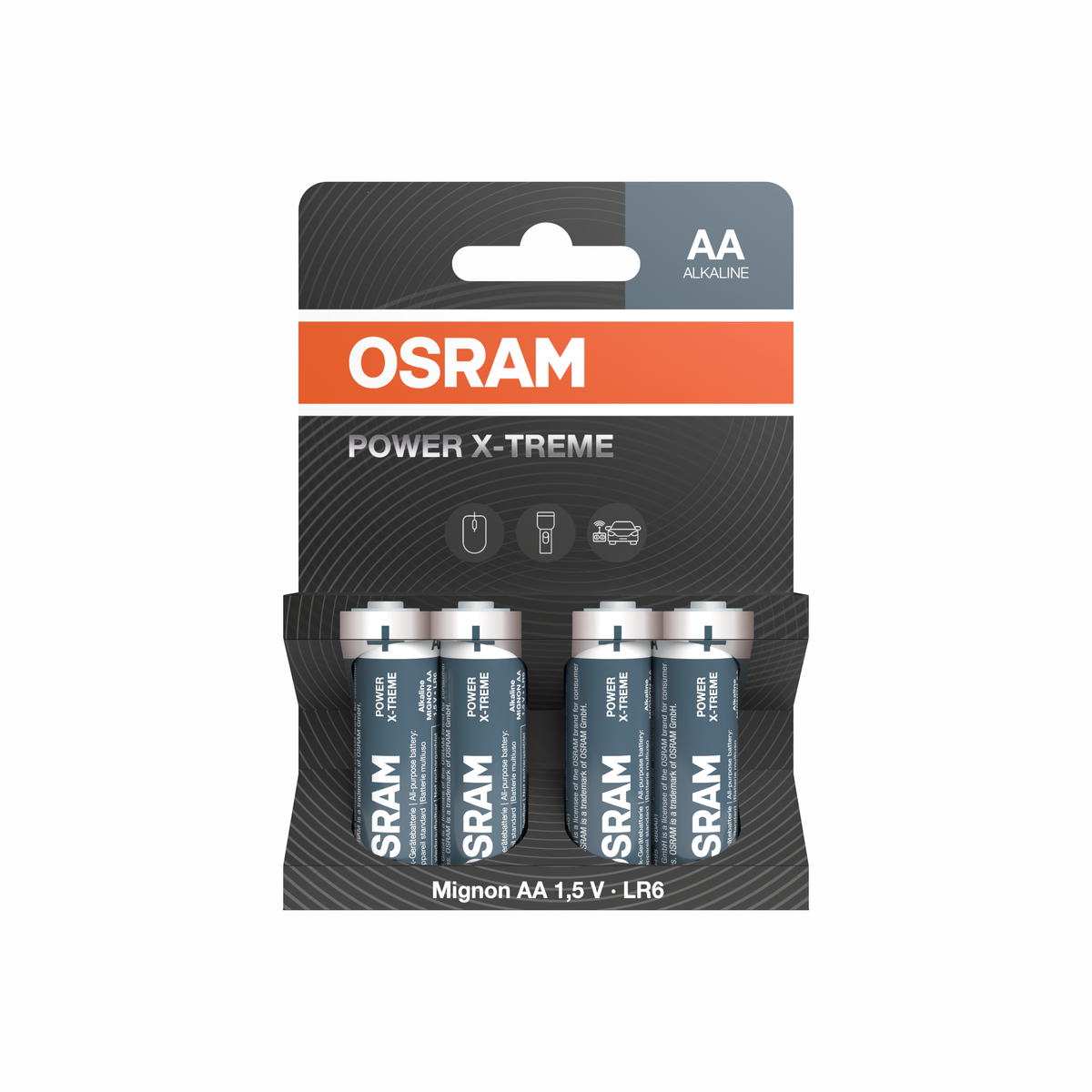 OSRAM Batterie Alkaline AA LR6 POWER X-TREME