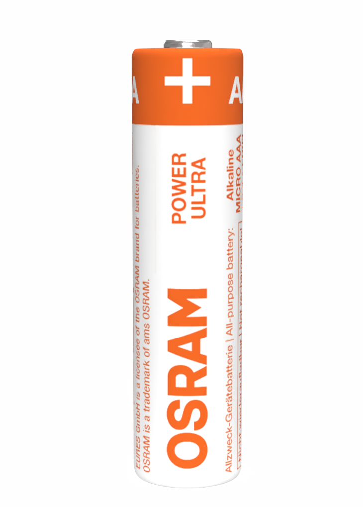 OSRAM Batterie Alkaline AAA LR03 POWER ULTRA