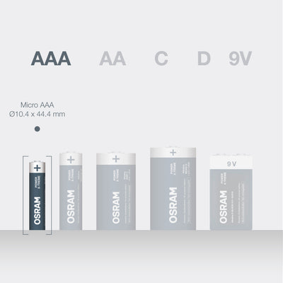 OSRAM Batterie Alkaline AAA LR03 POWER X-TREME