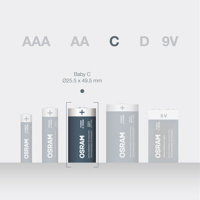OSRAM Batterie Alkaline C LR14 POWER X-TREME