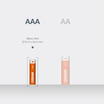 OSRAM Batterie Alkaline AAA LR03 POWER