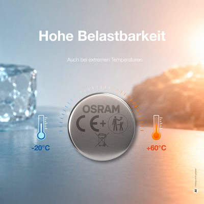OSRAM Knopfzelle Lithium CR2032 230mAh POWER ULTRA